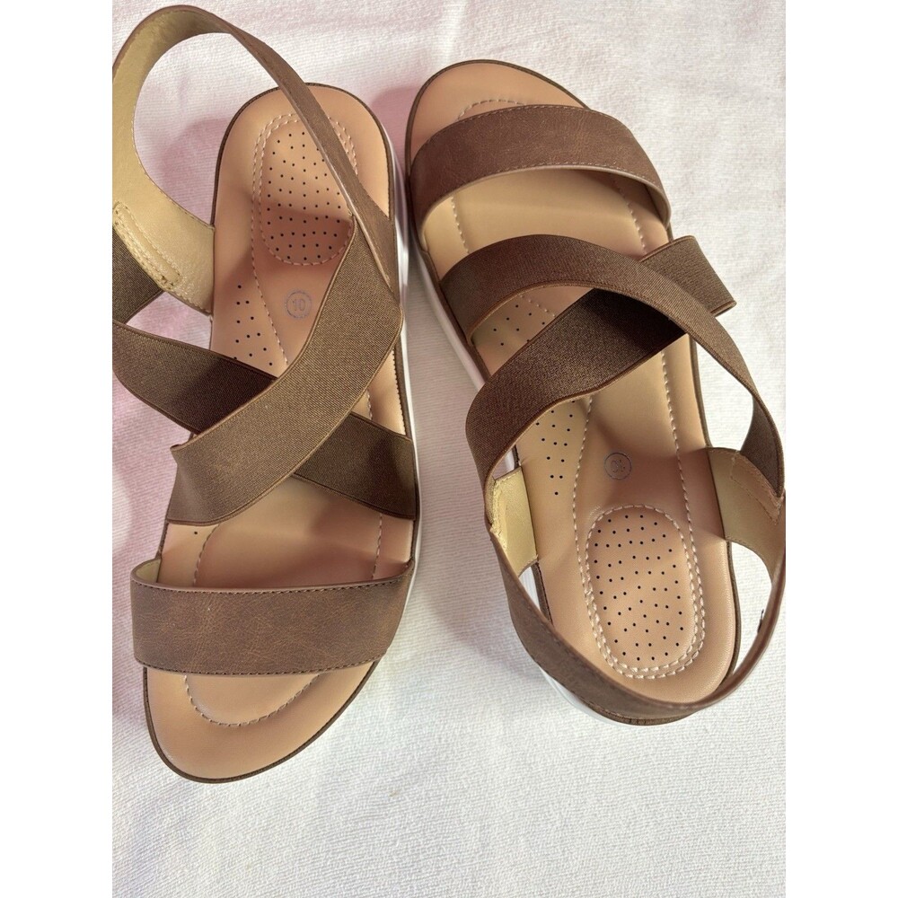 Mysoft Women’s Walking Sandals Size10